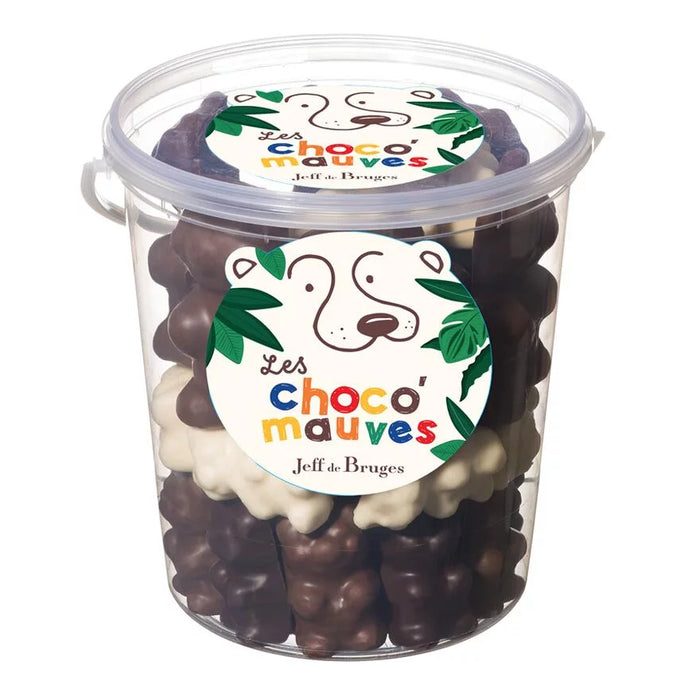 CHOCO’MAUVES - SEAU OURSONS GUIMAUVE CHOCOLATS ASSORTIS