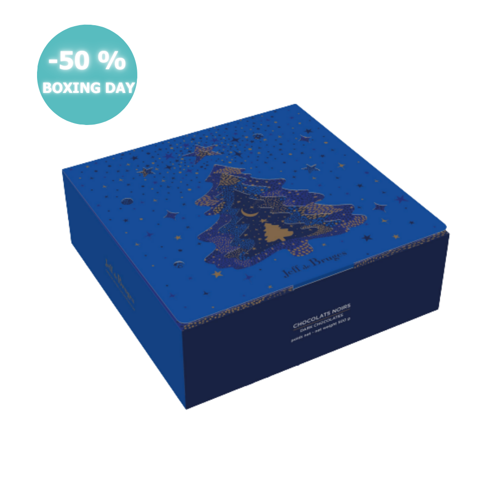 CHRISTMAS BALLOTIN DARK CHOCOLATE PRE-FILLED 500G