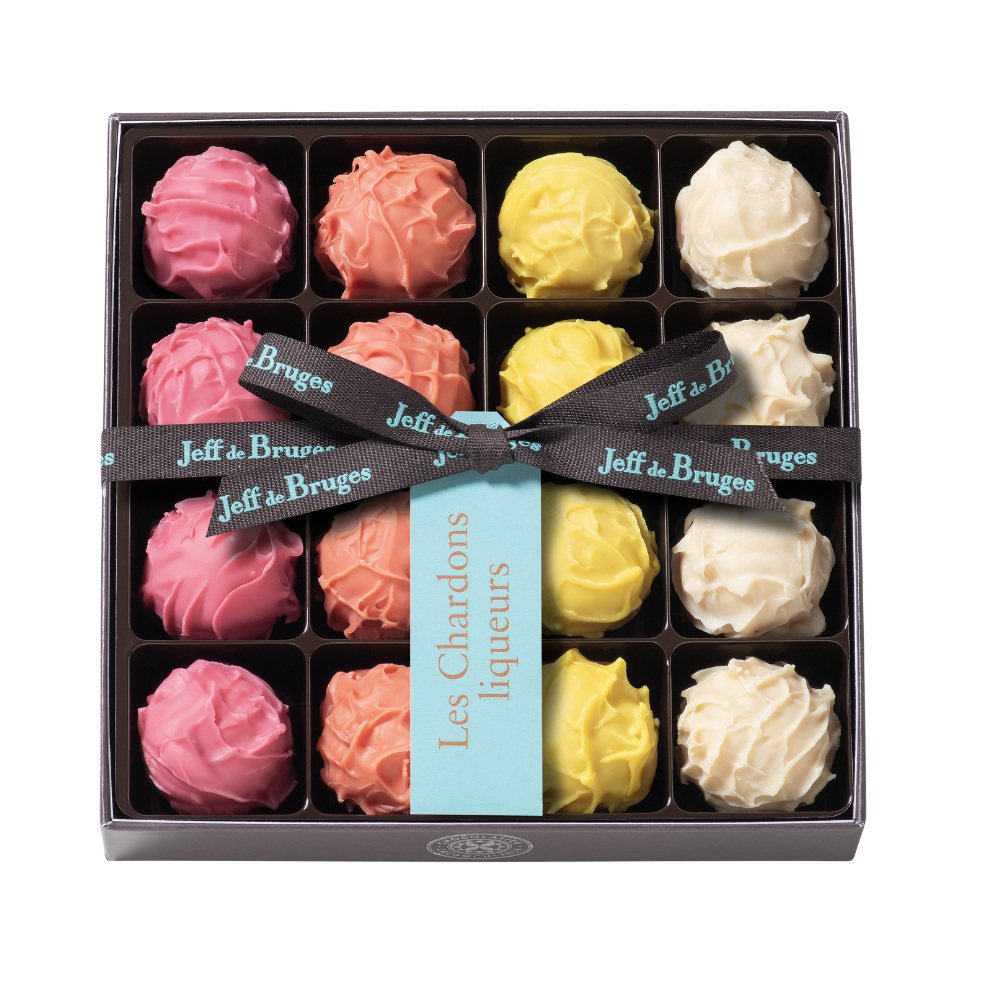 SPECIALTY BOX OF 16 ASSORTED LIQUEUR CHOCOLATES