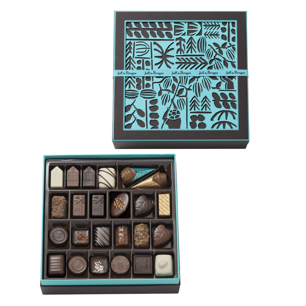 BOITE CARRÉE 48 CHOCOLATS ASSORTIS