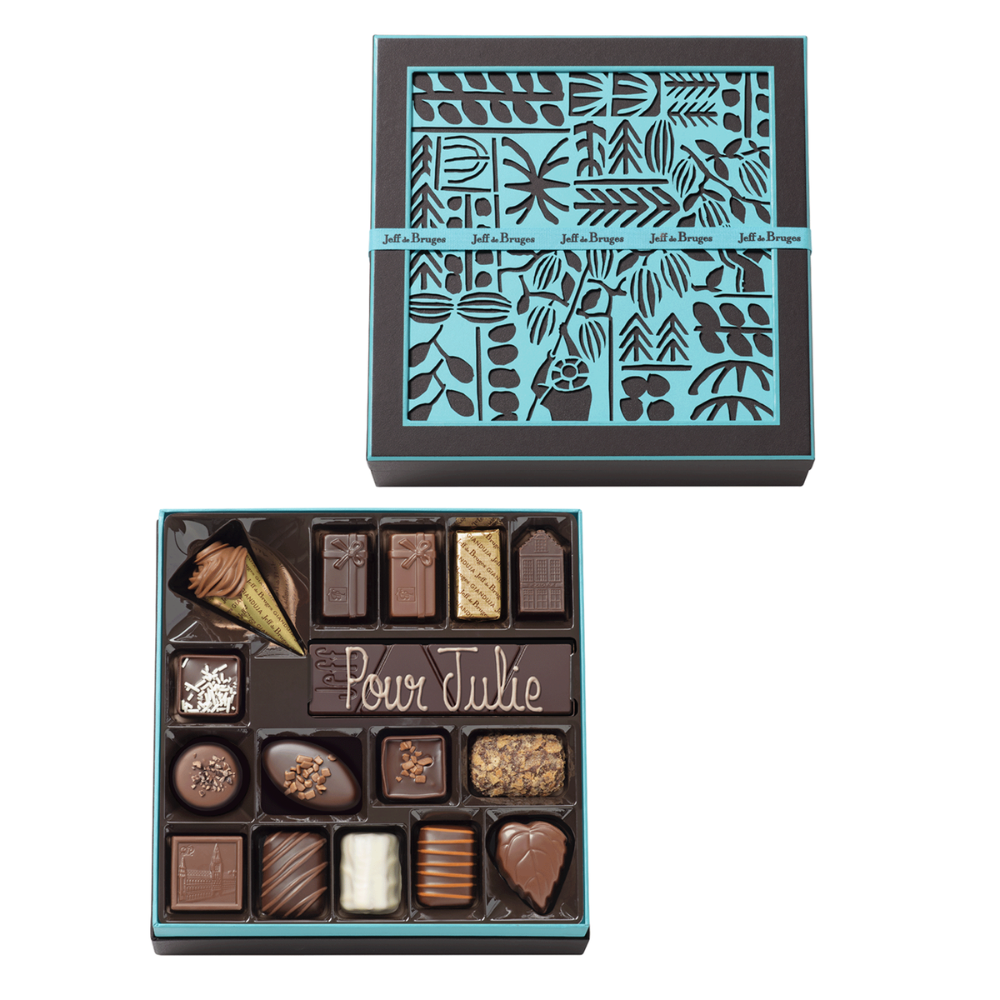 BOITE CARRÉE 36 CHOCOLATS ASSORTIS