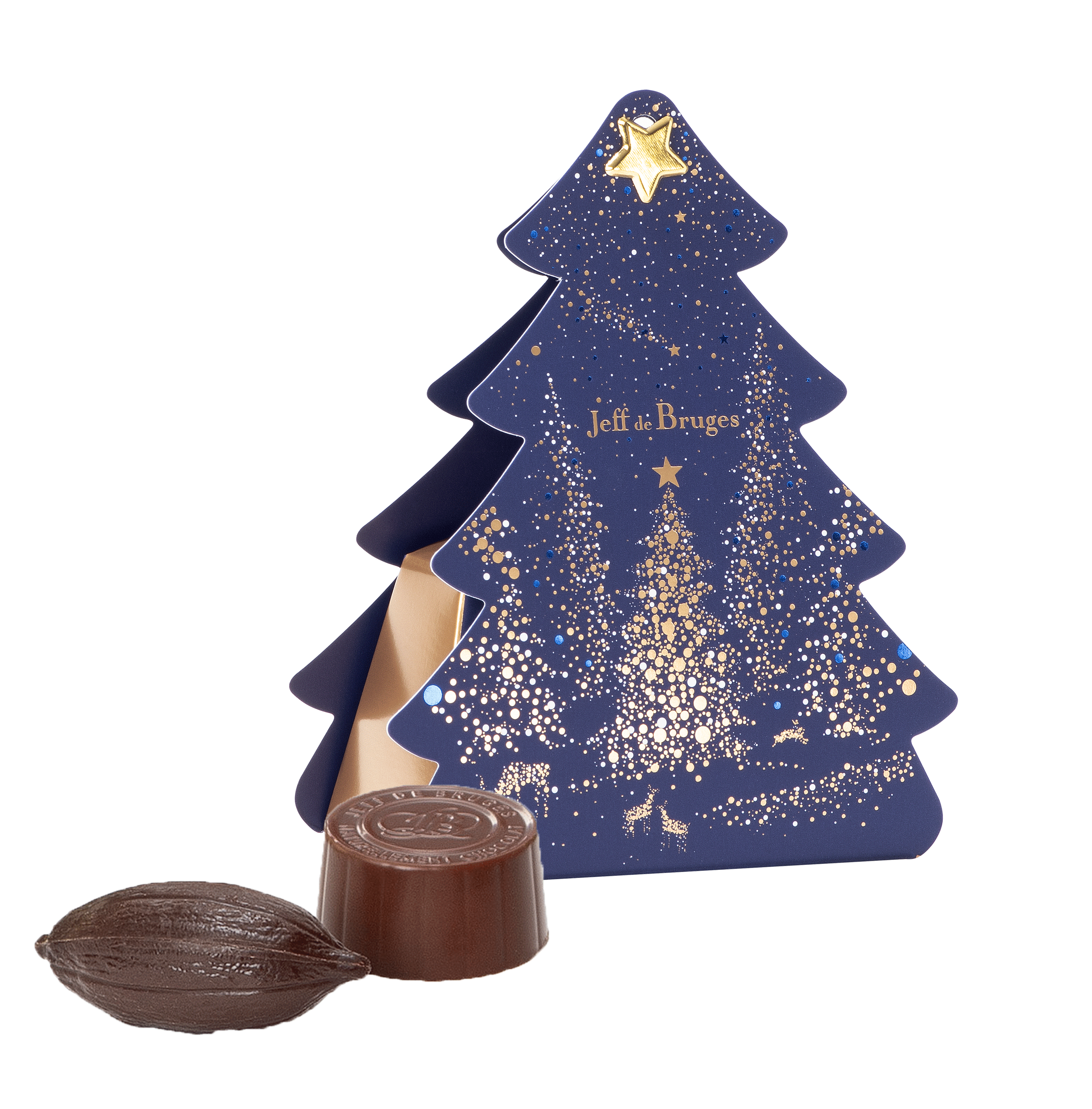 CHRISTMAS CRACKERS DECORATION BALL - 4 CHOCOLATES