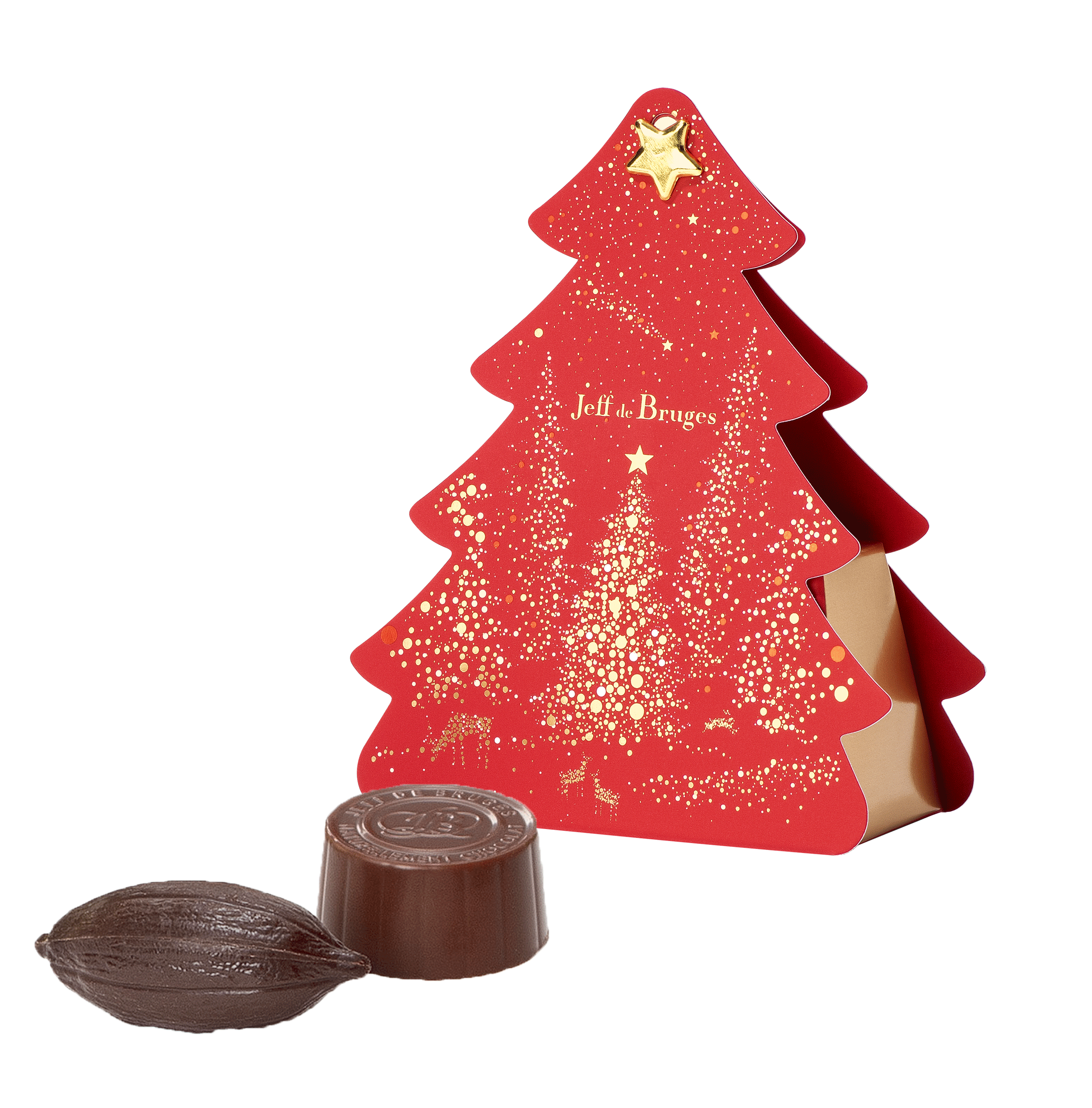 CHRISTMAS CRACKERS DECORATION BALL - 4 CHOCOLATES