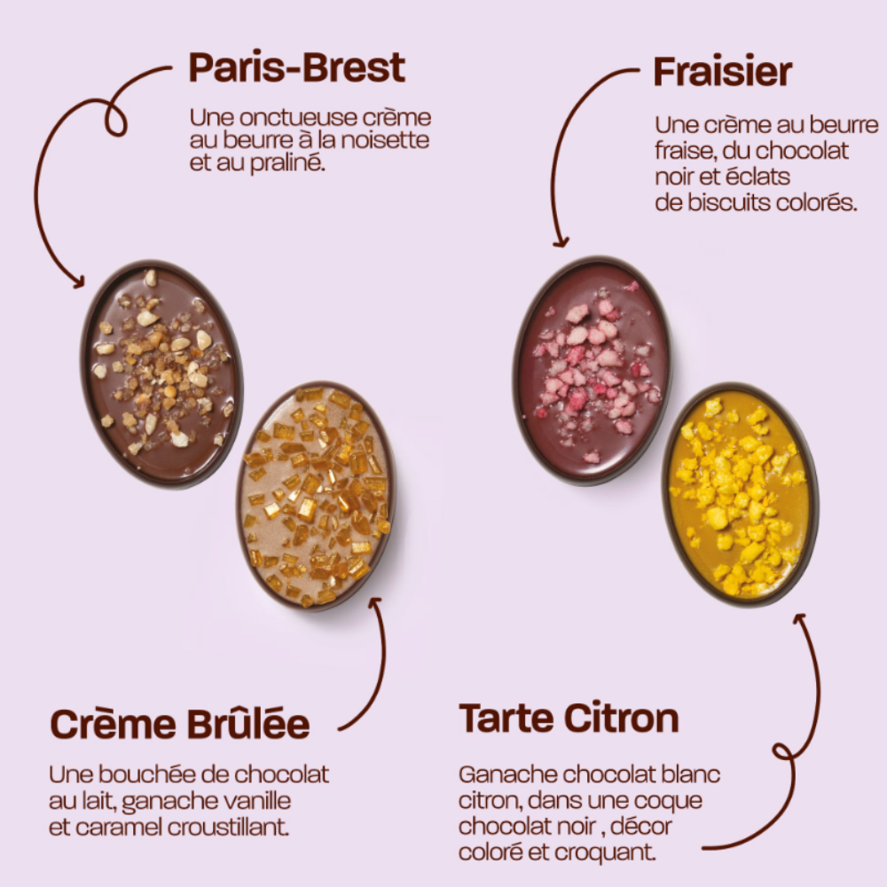 BOITE 24 CHOCOLATS DIVINS DESSERTS