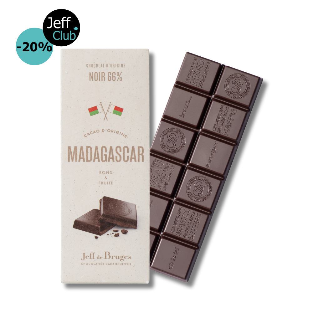 TABLETTE Nᵒ03 MADAGASCAR 66% CHOCOLAT NOIR