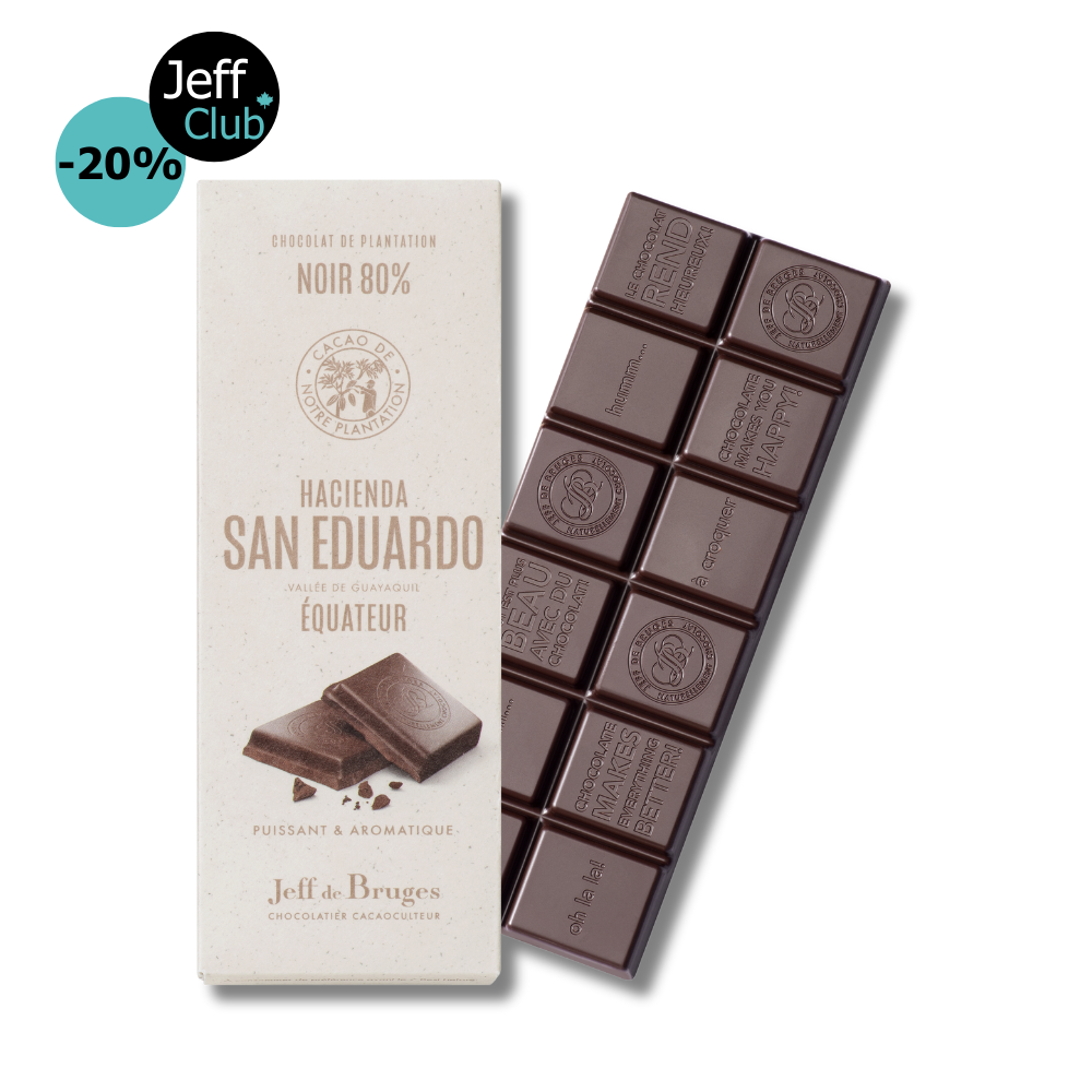 SAN EDUARDO 80% DARK CHOCOLATE BAR ECUADOR
