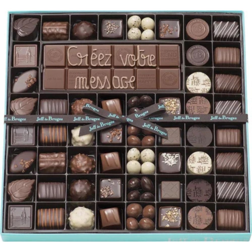 BOX OF 54 CHOCOLATES AND CUSTOMIZABLE TABLET