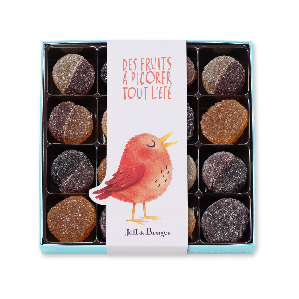 BOITE SPÉCIALITÉ 16 PATES DE FRUITS DUO