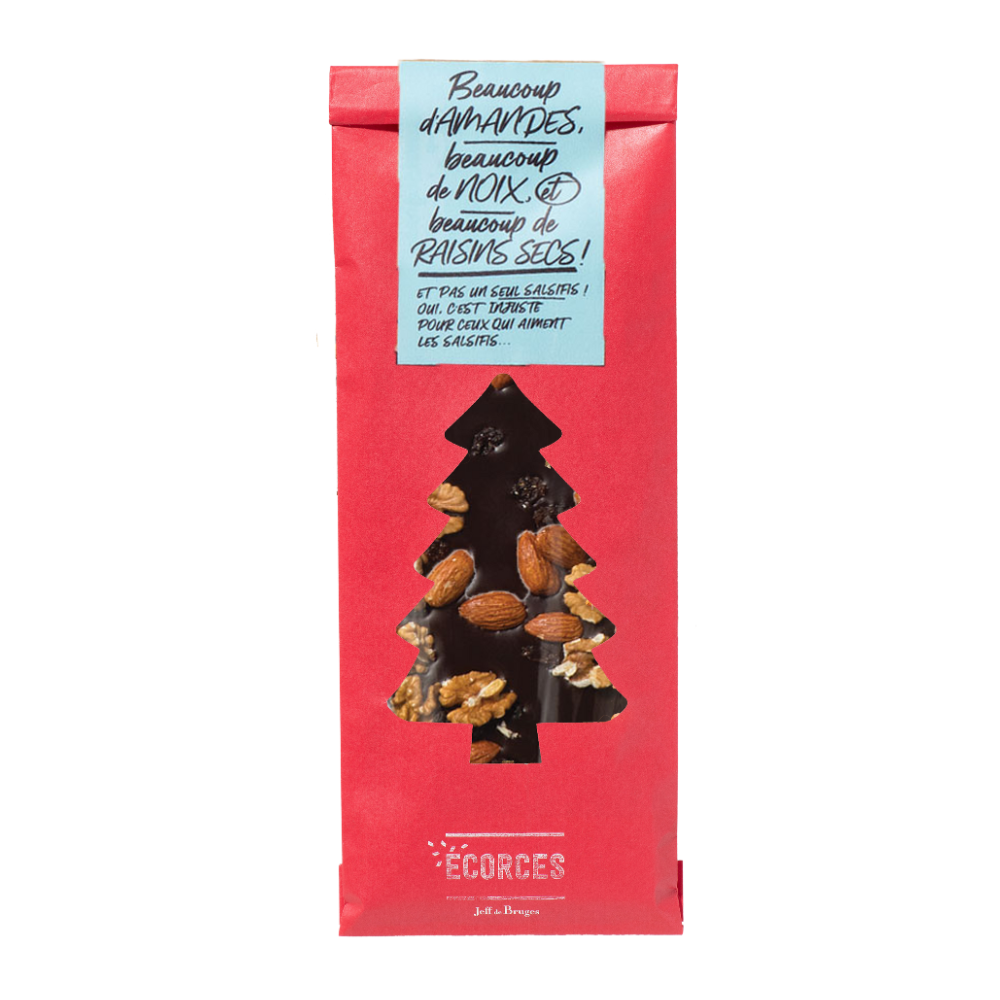 GOURMET MENDIANT BLACK CHOCOLATE BARK