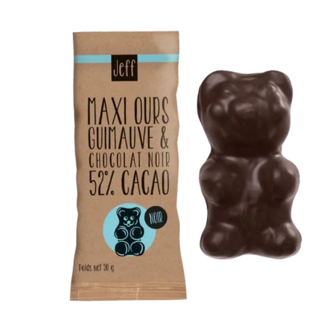 MAXI OURS GUIMAUVE CHOCOLAT AU NOIR