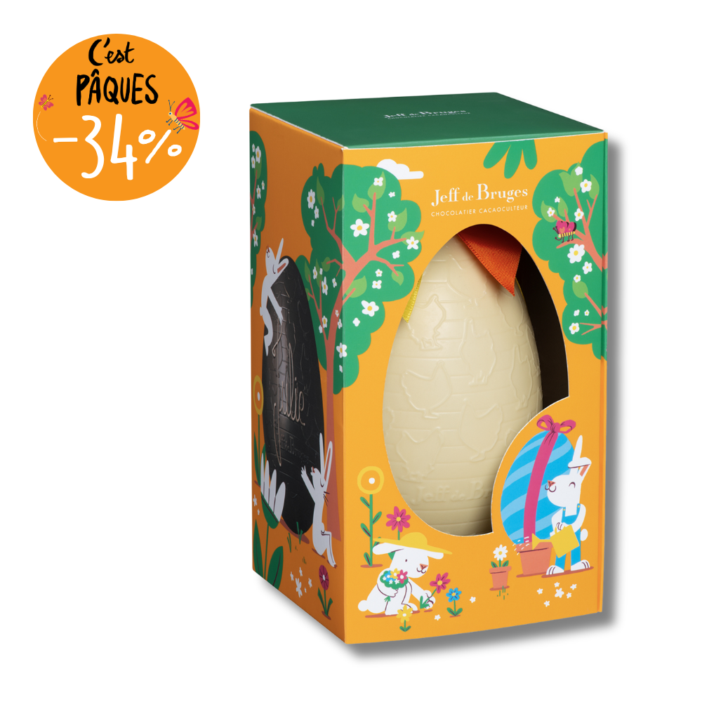 ŒUF GARNI EN CHOCOLAT 13CM