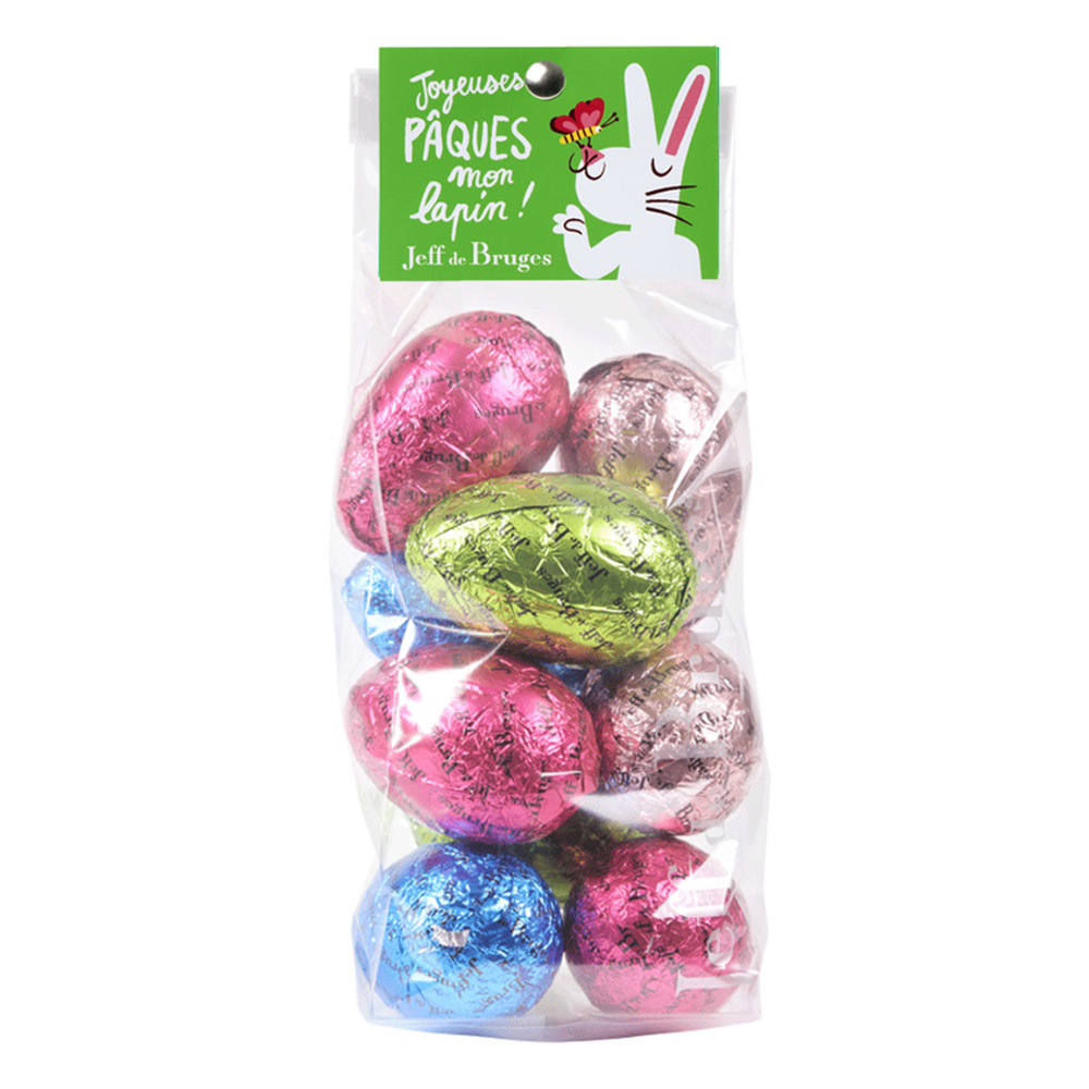 SACHET 10 OEUFS CREUX EN CHOCOLAT AU LAIT