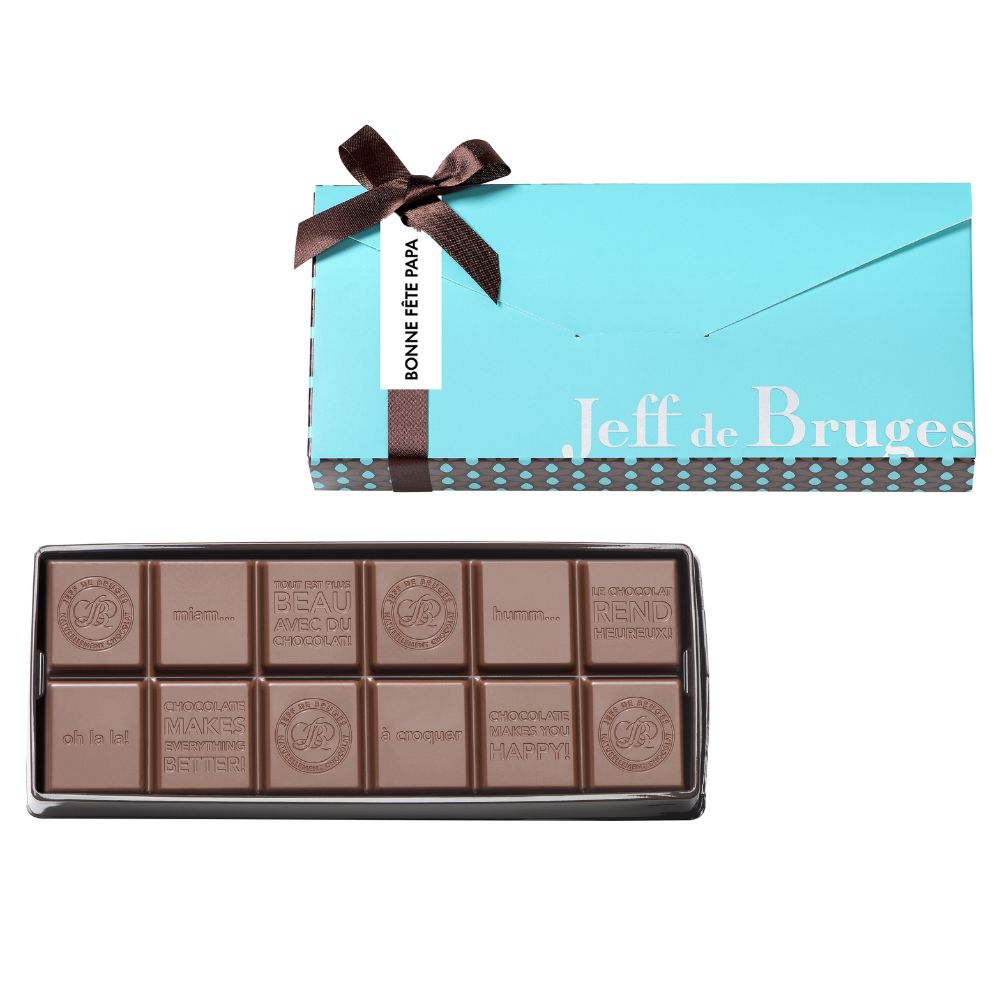 CUSTOMIZABLE CHOCOLATE BAR IN ITS CASE