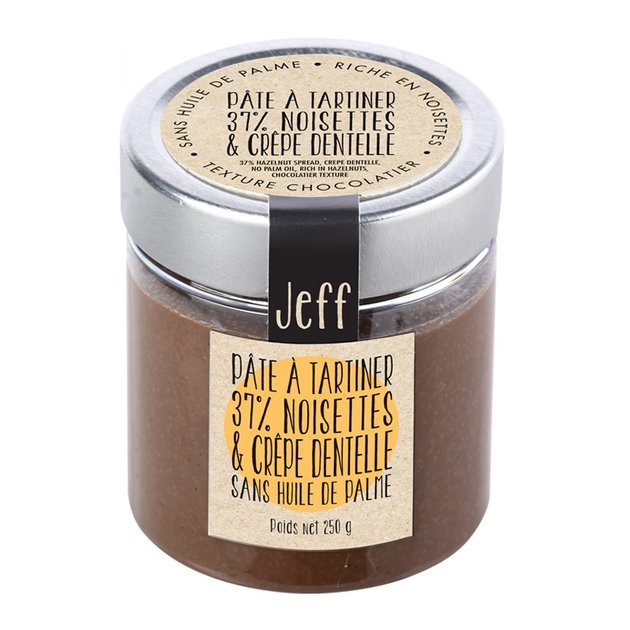 HAZELNUT AND LACE CREPE SPREAD JAR