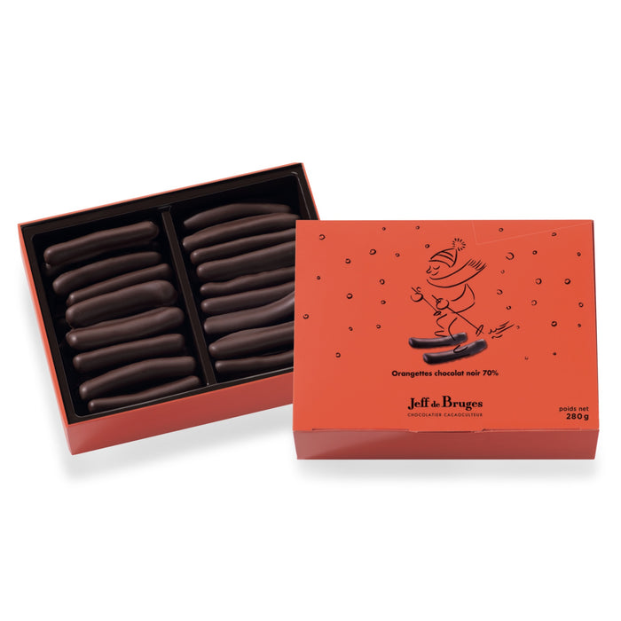 BOITE ORANGETTES — CHOCOLAT NOIR