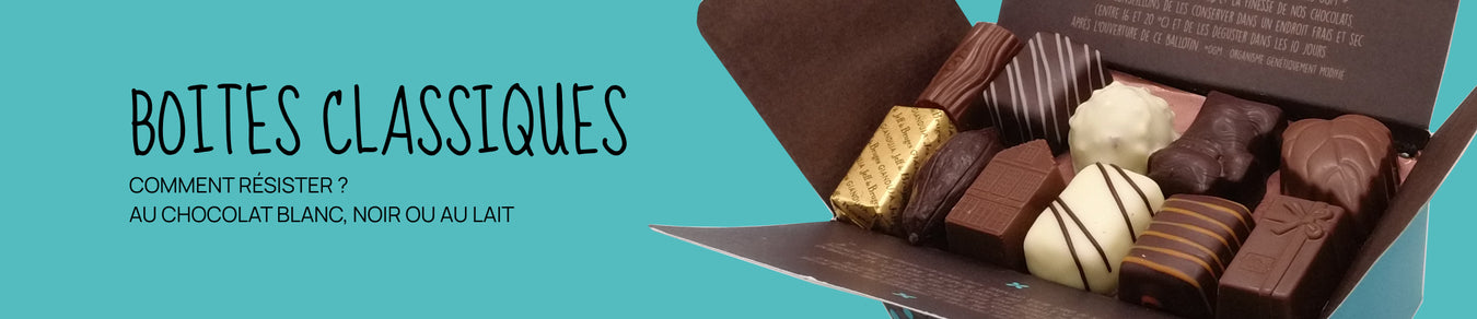 BOITES DE CHOCOLATS "BALLOTINS"