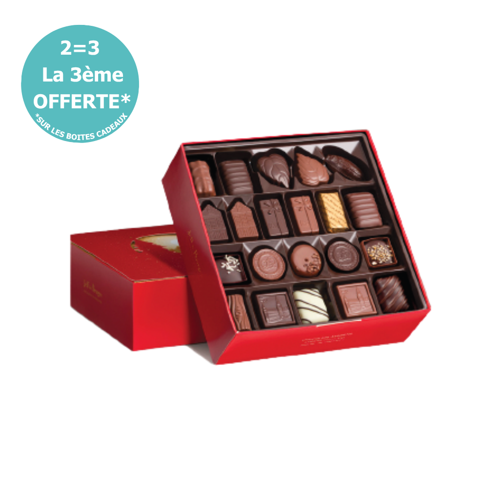 BOITE CADEAU CHOCOLATS NOËL 500g