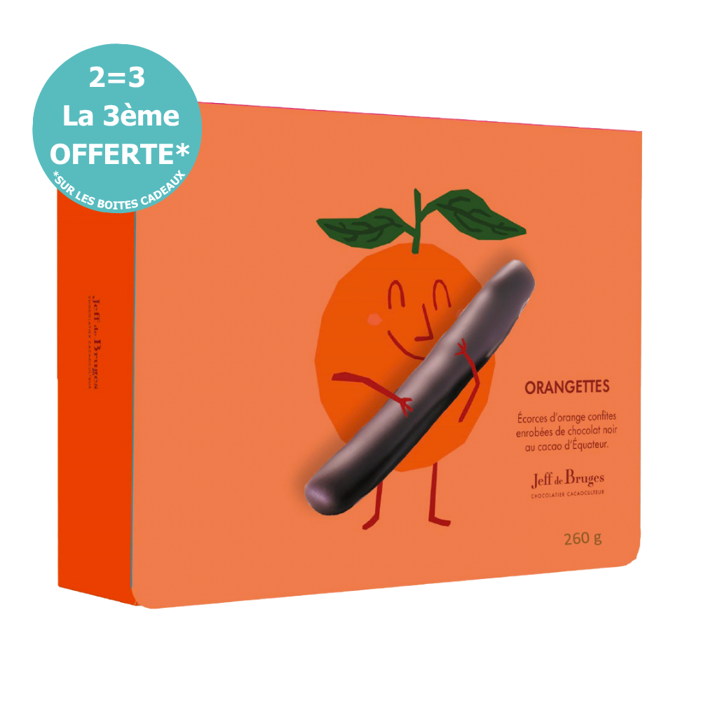 BOITE ORANGETTES CHOCOLAT NOIR