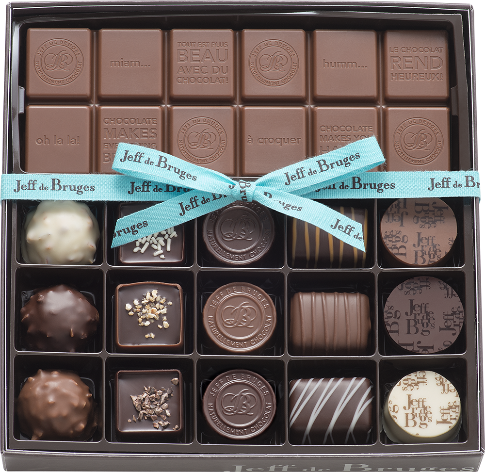 CHOCOLATE BOX AND CUSTOMIZABLE BAR