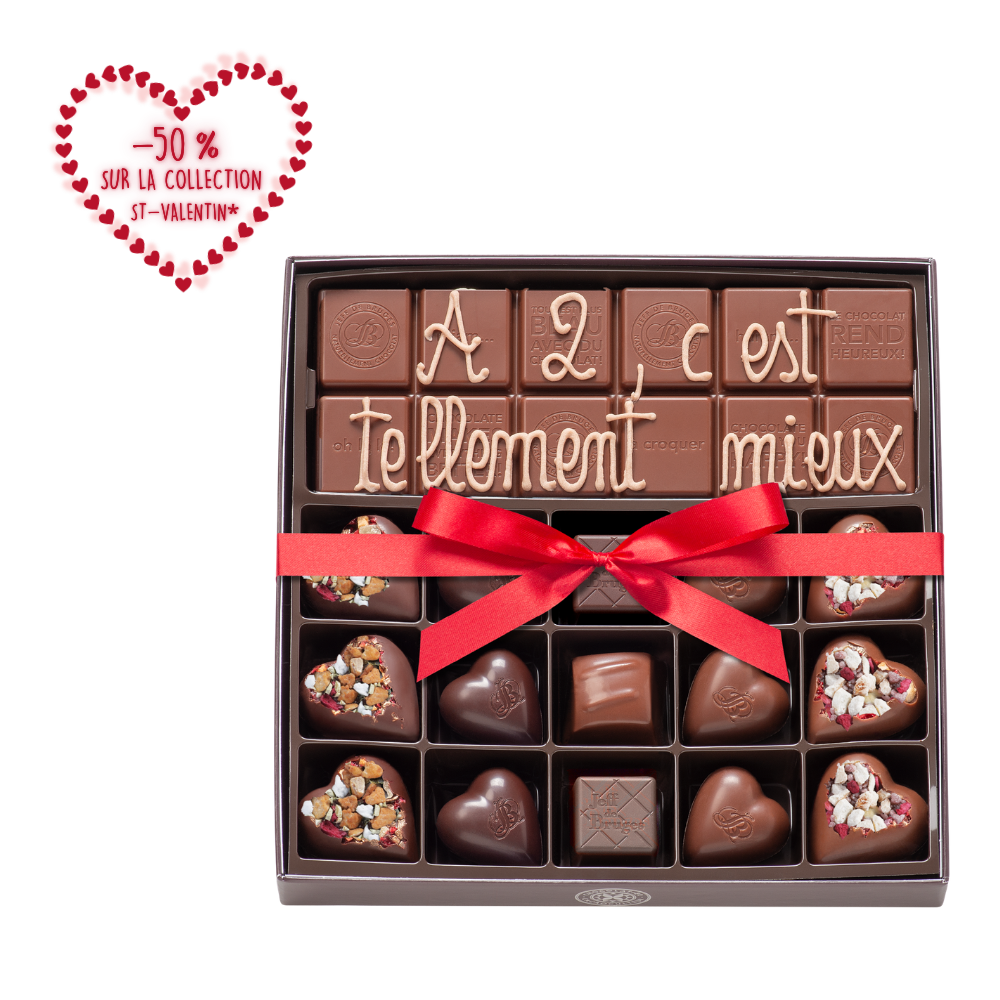 BOX OF 15 ASSORTED CHOCOLATES AND PERSONALIZED BAR