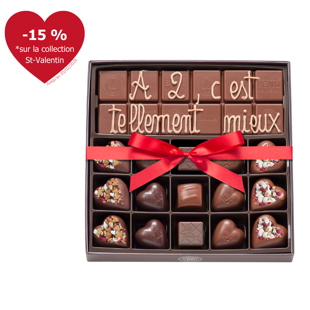 BOX OF 15 ASSORTED CHOCOLATES AND PERSONALIZED BAR
