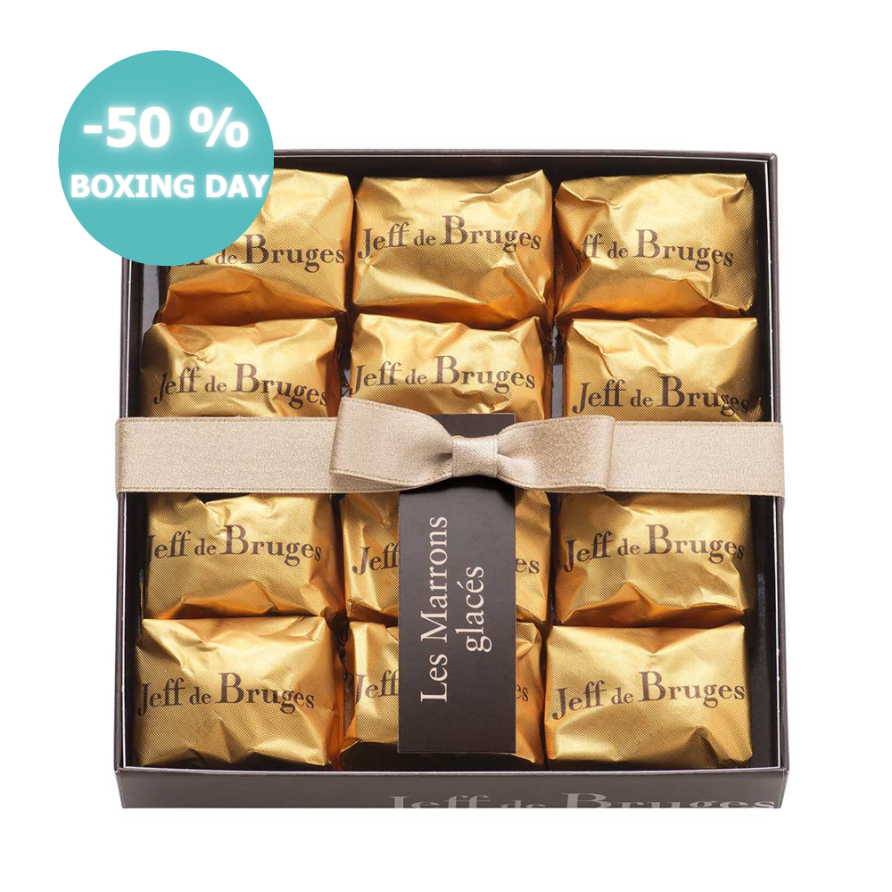 12 BOX WHOLE CANDIED CHESTNUTS