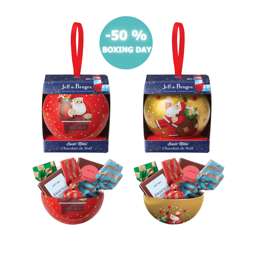 DECORATED METAL CHRISTMAS BAUBLE