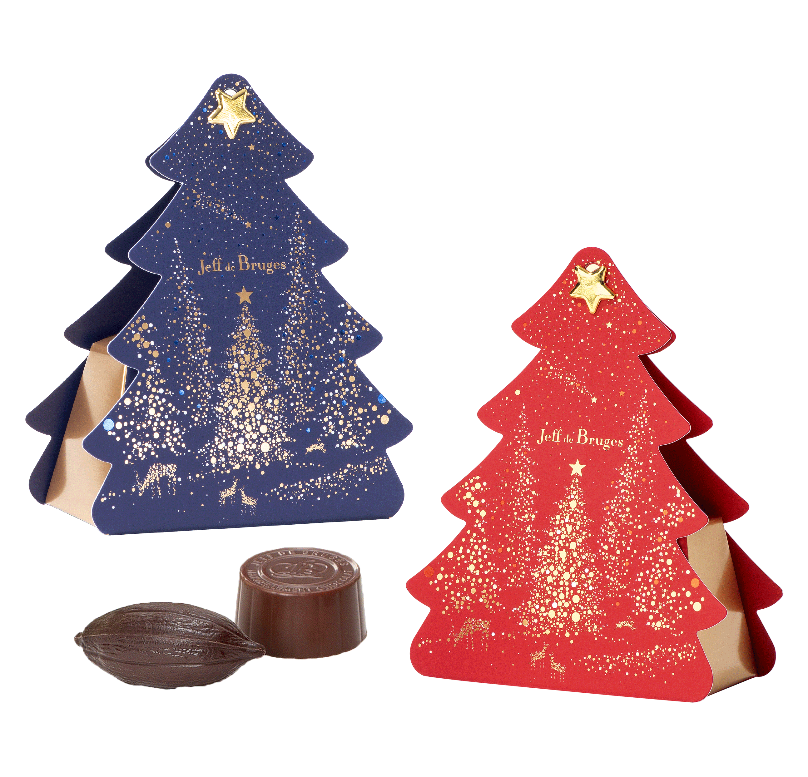CHRISTMAS CRACKERS DECORATION BALL - 4 CHOCOLATES