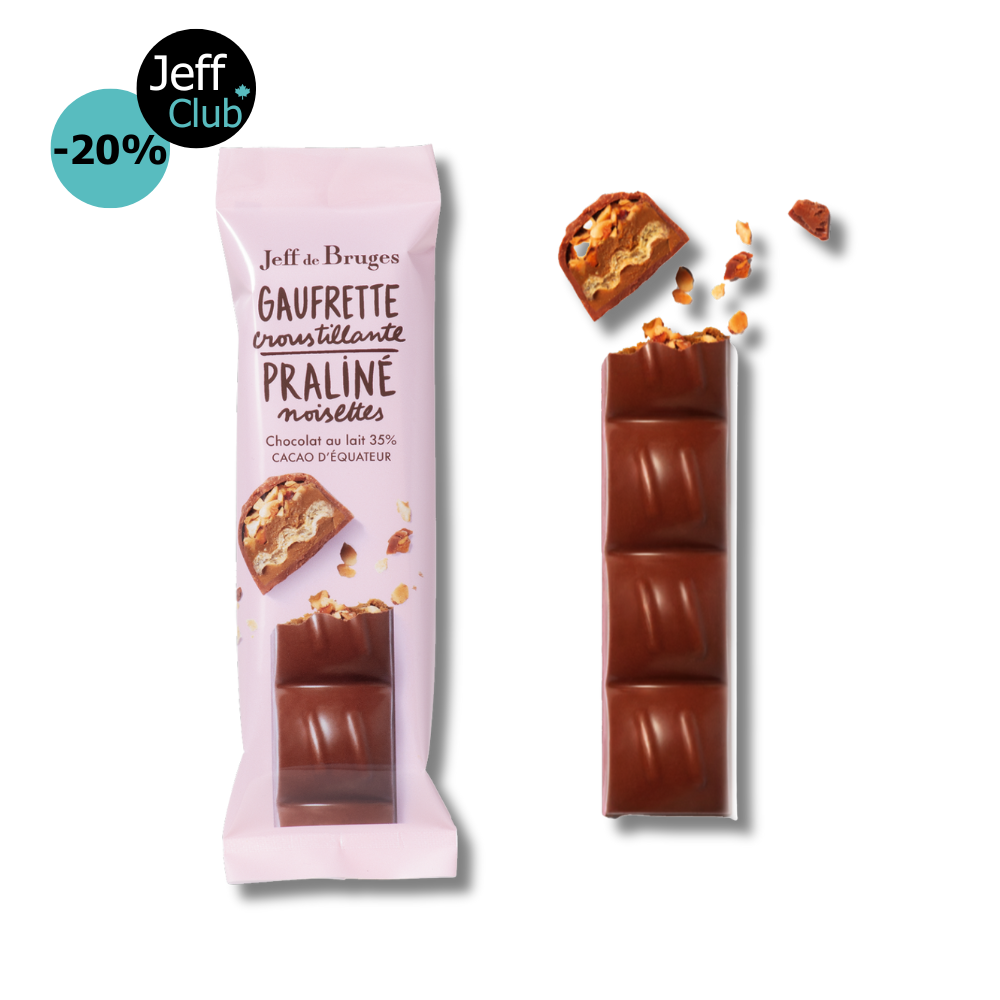 Milk Chocolate Praliné Wafer Bar