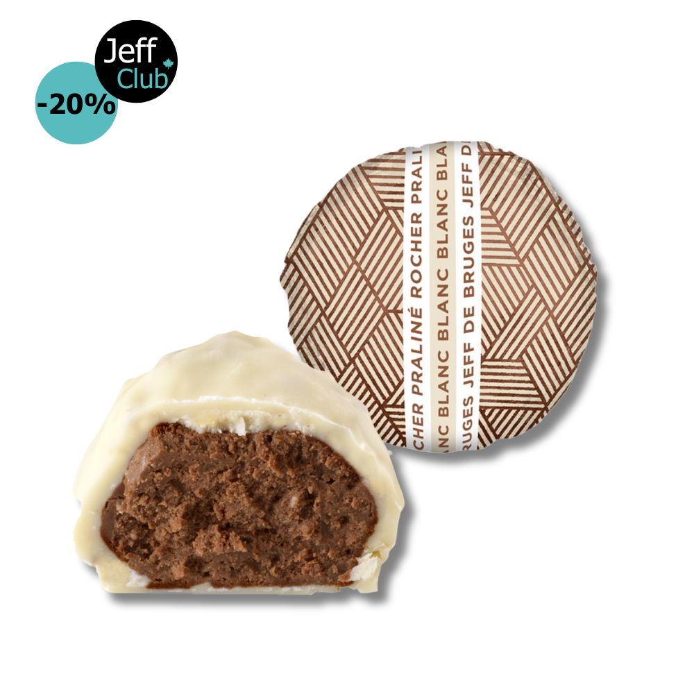 ROCHER WHITE CHOCOLATE WITH HAZELNUT PRALINE