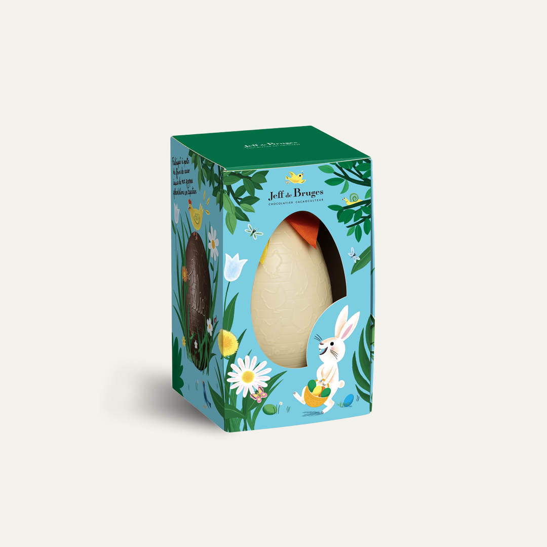 MILK OR DARK EGG 10 CM FILLED WITH 50 GR OF EASTER CHOCOLATES