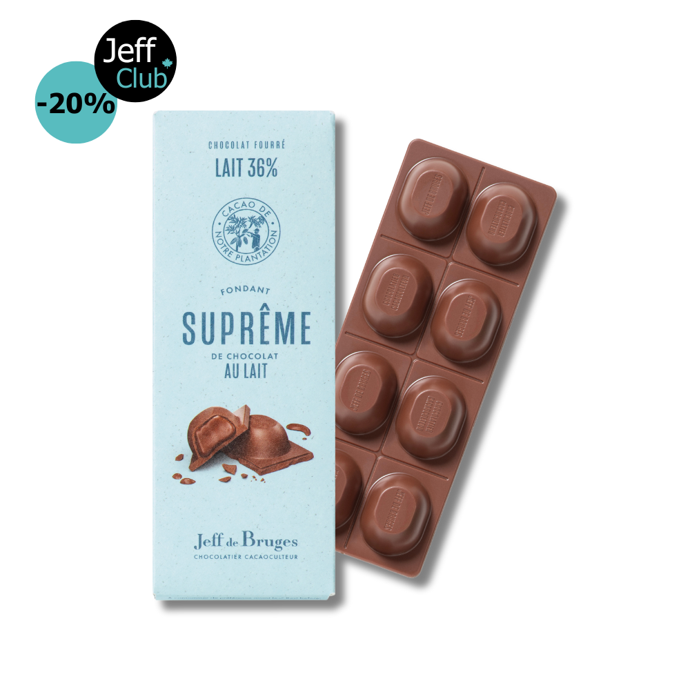 TABLETTE FOURÉE CHOCOLATS AU LAIT 36% SUPRÊME