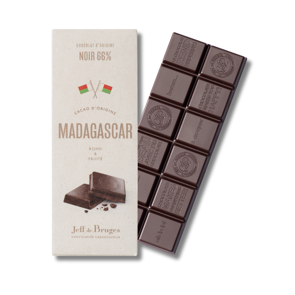 TABLETTE MADAGASCAR 66% CHOCOLAT NOIR