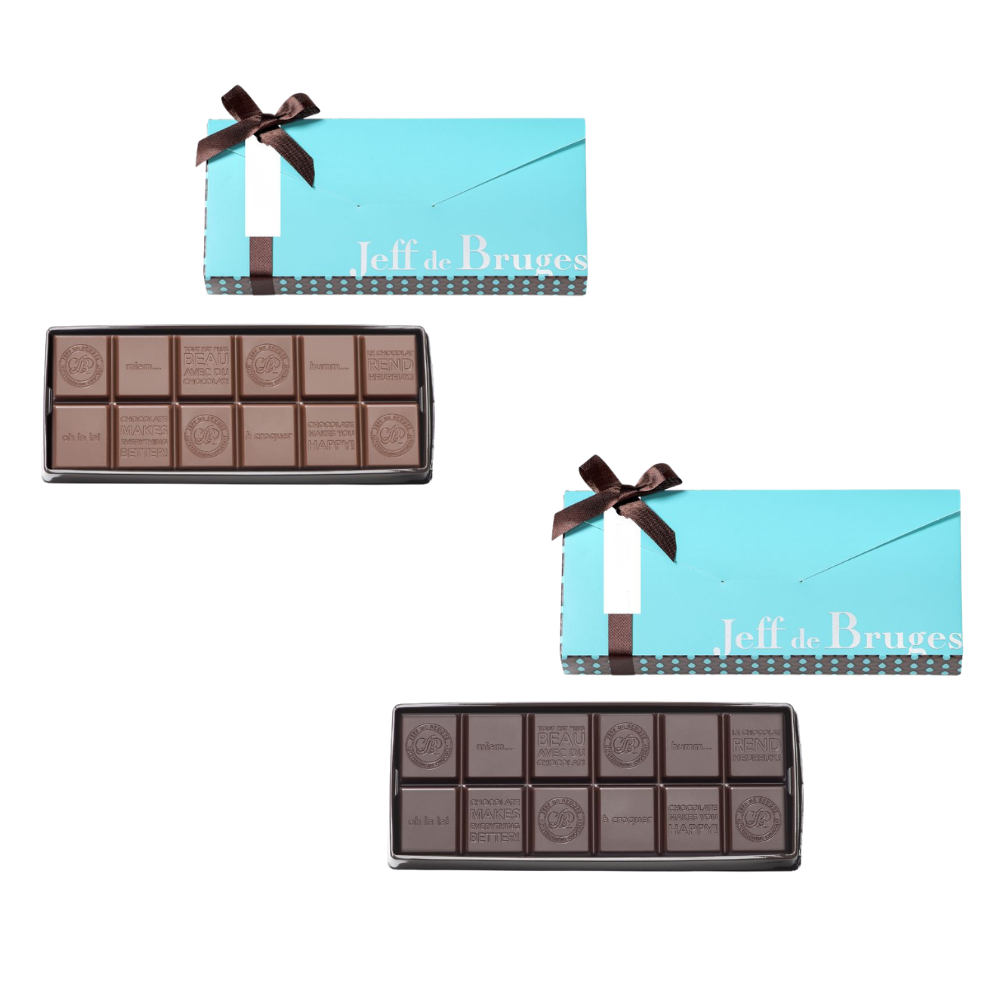 CUSTOMIZABLE CHOCOLATE BAR IN ITS CASE