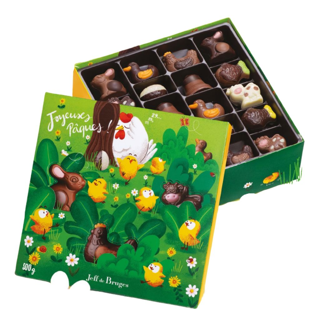 BOX OF 40 EASTER ANIMAL CHOCOLATES