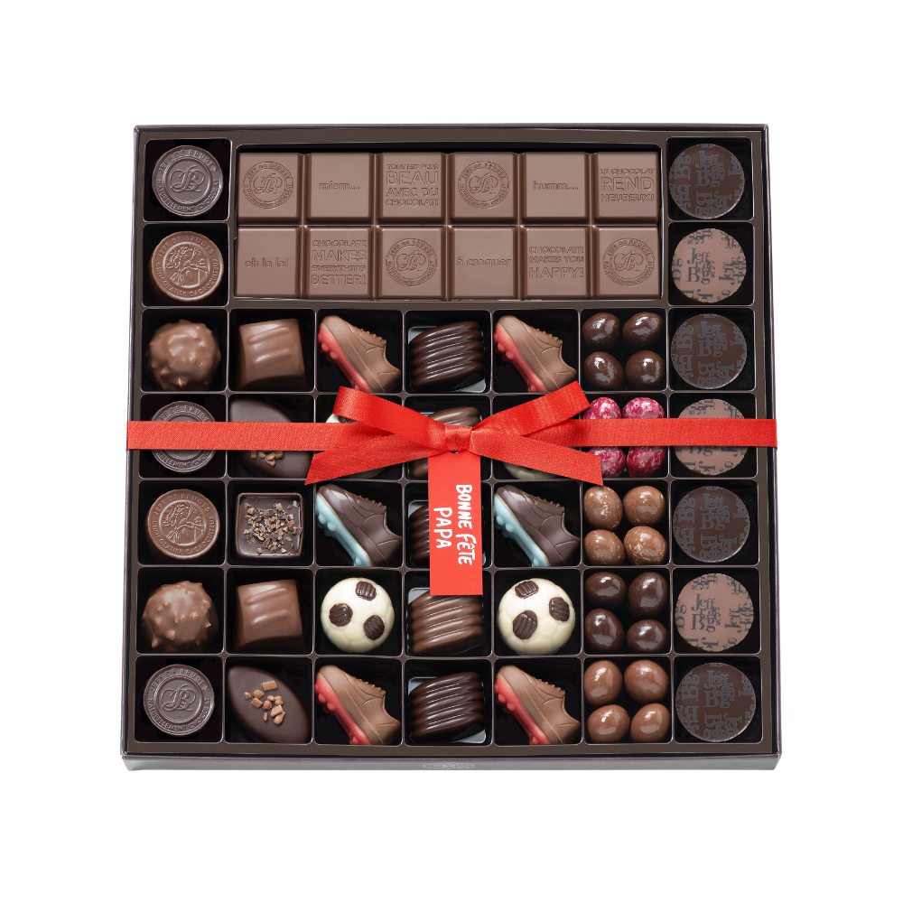 SPRING SPECIALTY BOX 39 CHOCOLATES & CUSTOMIZABLE CHOCOLATE BAR