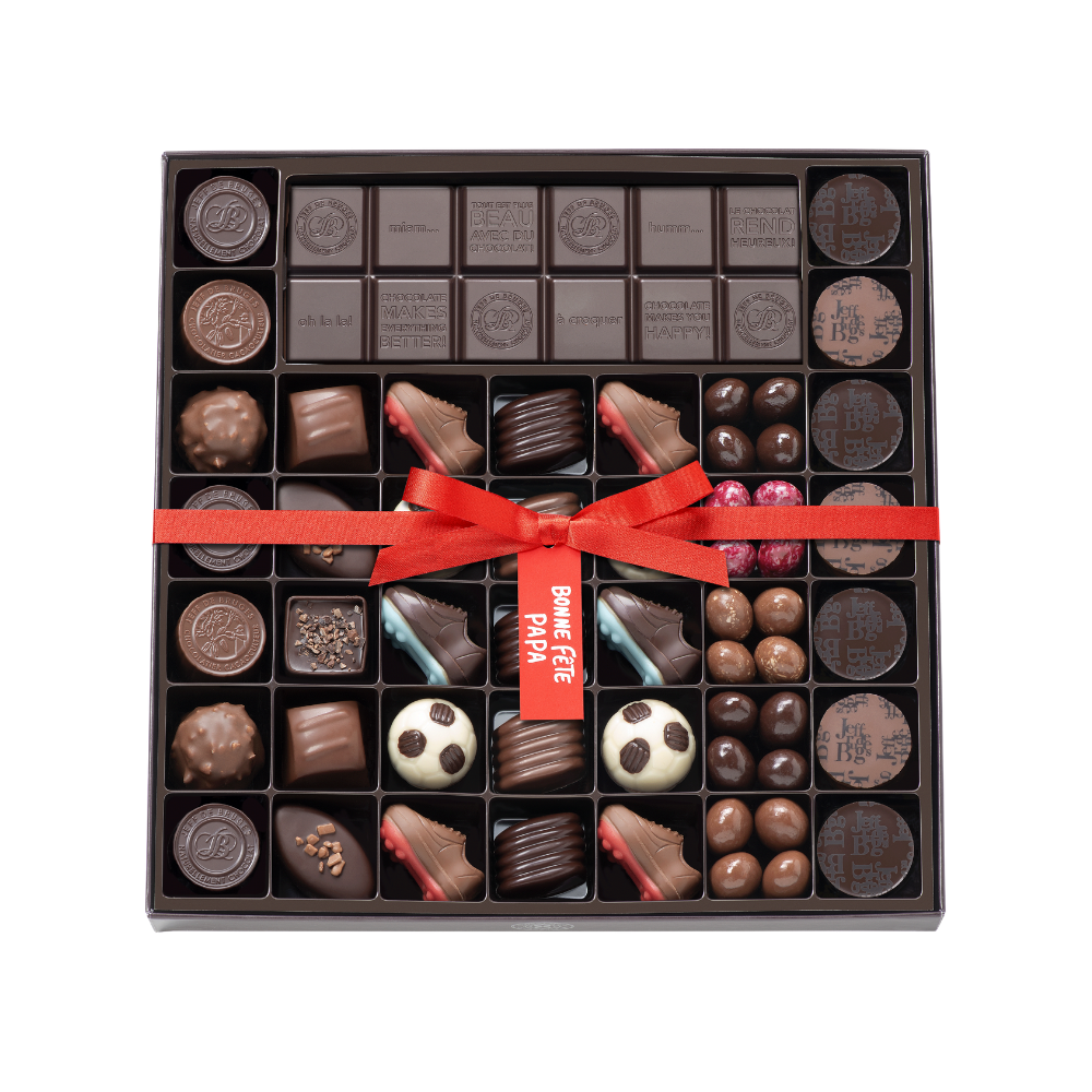 SPRING SPECIALTY BOX 39 CHOCOLATES & CUSTOMIZABLE CHOCOLATE BAR