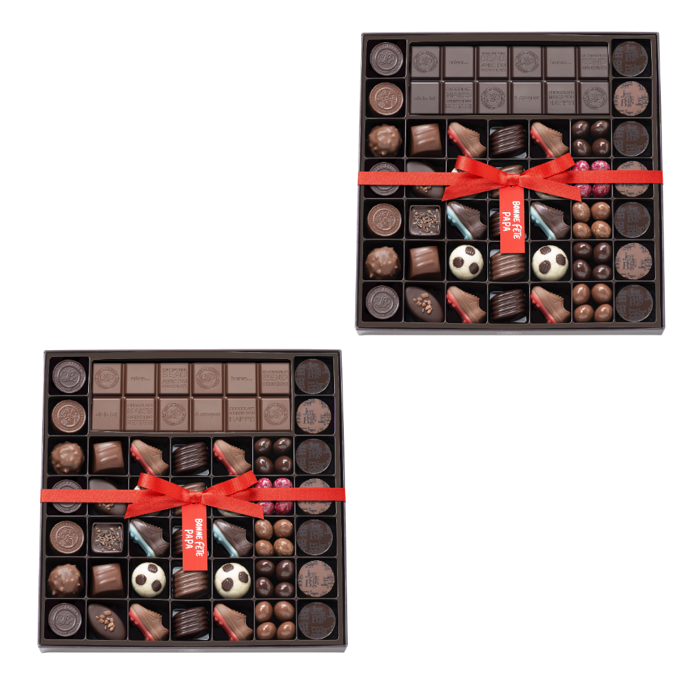 SPRING SPECIALTY BOX 39 CHOCOLATES & CUSTOMIZABLE CHOCOLATE BAR