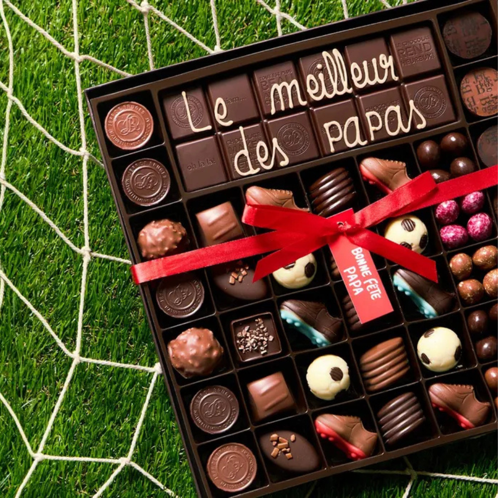 SPRING SPECIALTY BOX 39 CHOCOLATES & CUSTOMIZABLE CHOCOLATE BAR