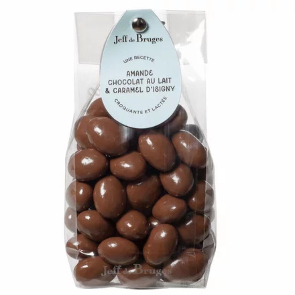 SACHET AMANDES CHOCOLAT ET CARAMEL
