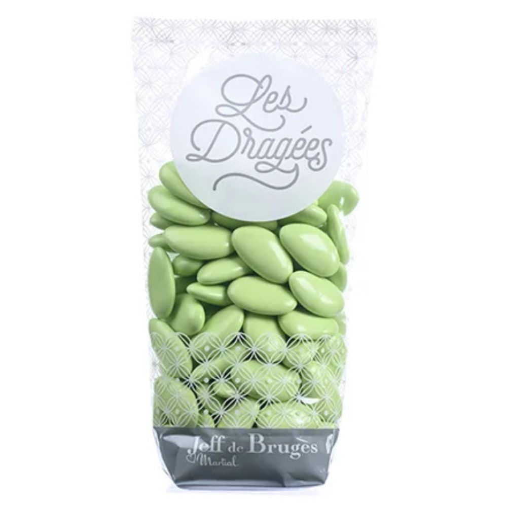 SACHET DRAGÉES AMANDE AVOLA ÉLYSÉE VERT TILLEUL