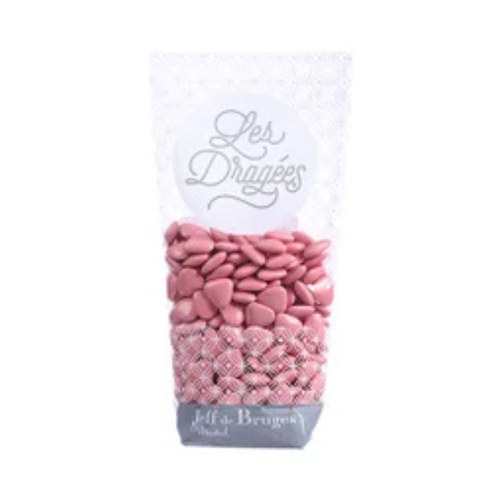 BAG OF LITTLE PINK MILK CHOCOLATE HEARTS