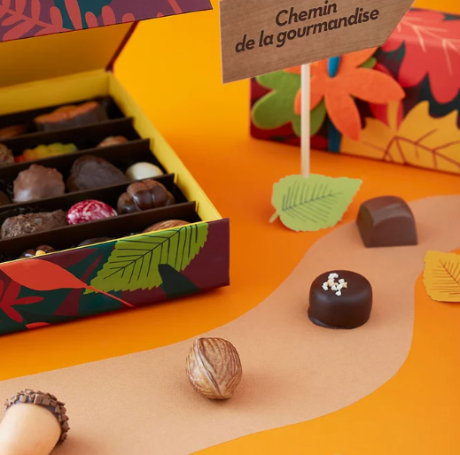 BOÎTE CARRÉE AUTOMNE